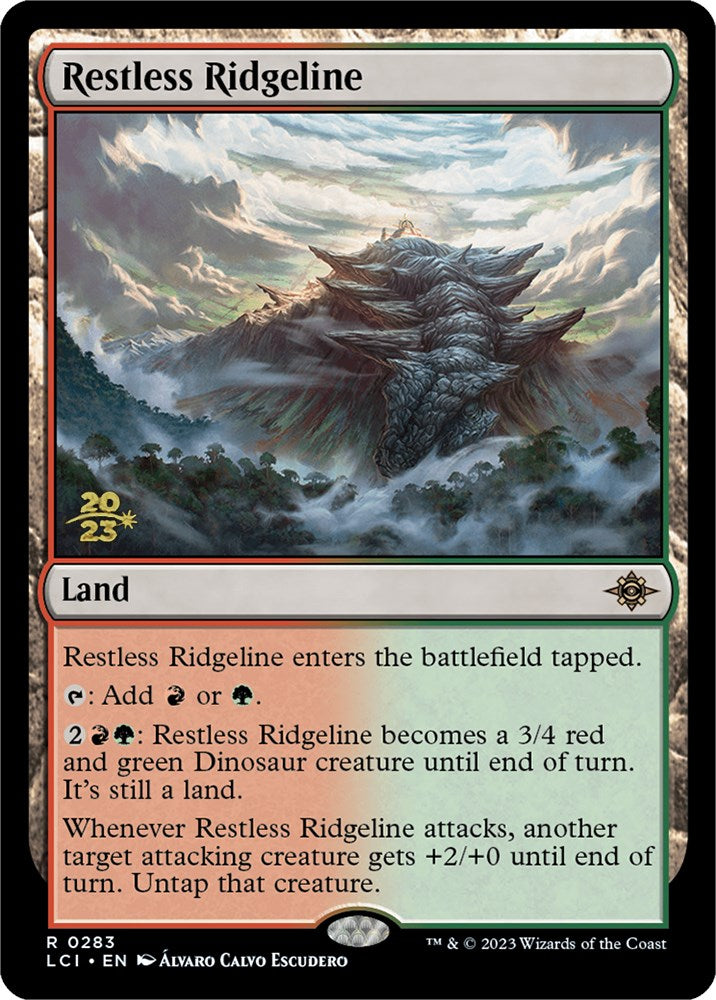 Restless Ridgeline [The Lost Caverns of Ixalan Prerelease Cards] | Deep Dive Games St. Marys