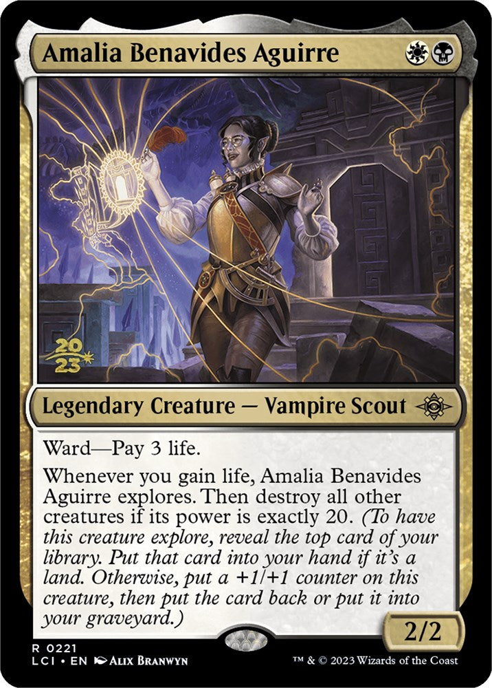 Amalia Benavides Aguirre [The Lost Caverns of Ixalan Prerelease Cards] | Deep Dive Games St. Marys