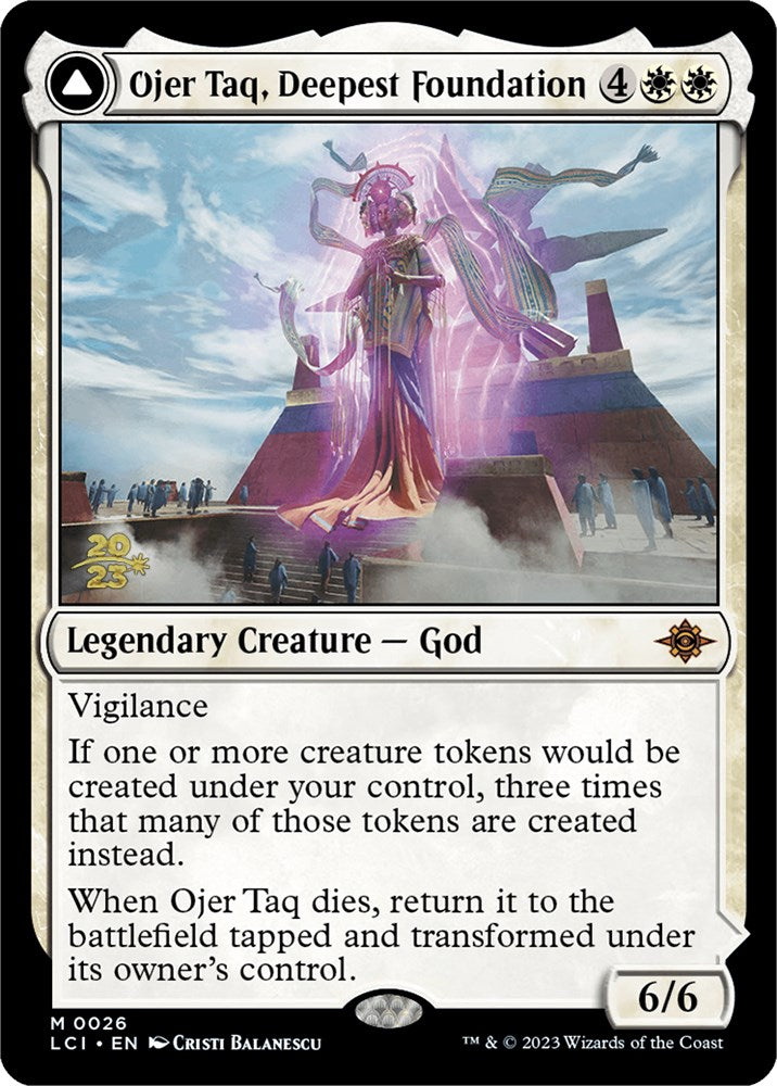 Ojer Taq, Deepest Foundation // Temple of Civilization [The Lost Caverns of Ixalan Prerelease Cards] | Deep Dive Games St. Marys