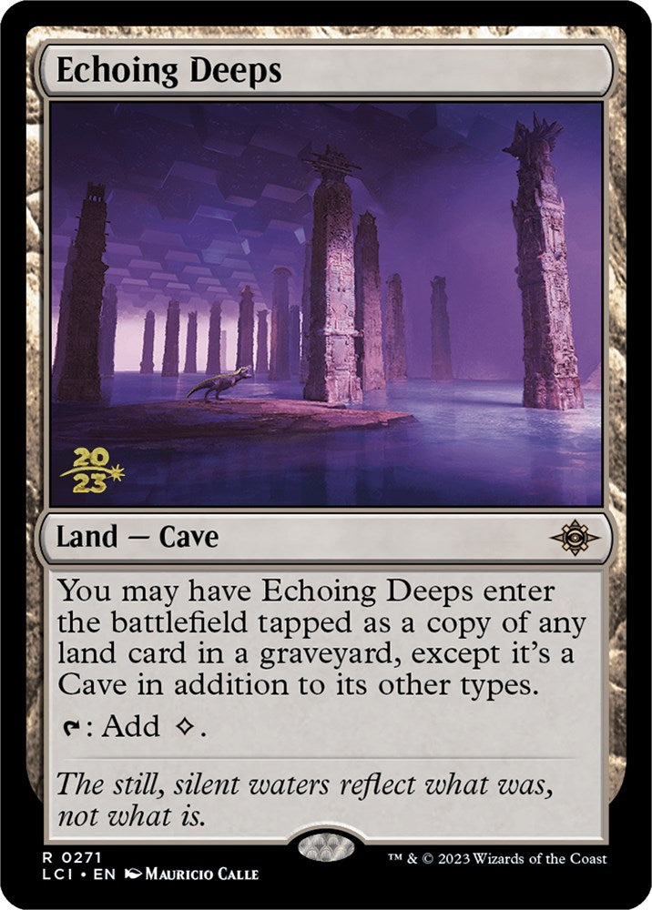 Echoing Deeps [The Lost Caverns of Ixalan Prerelease Cards] | Deep Dive Games St. Marys