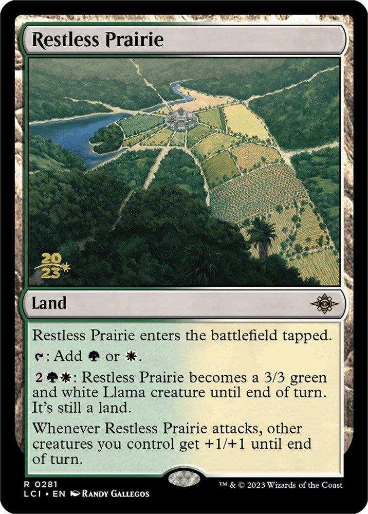 Restless Prairie [The Lost Caverns of Ixalan Prerelease Cards] | Deep Dive Games St. Marys