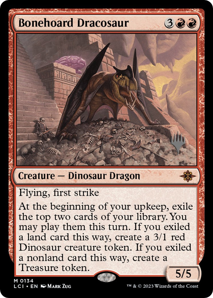 Bonehoard Dracosaur (Promo Pack) [The Lost Caverns of Ixalan Promos] | Deep Dive Games St. Marys