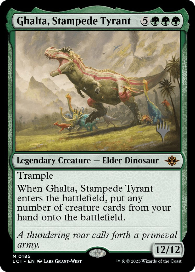 Ghalta, Stampede Tyrant (Promo Pack) [The Lost Caverns of Ixalan Promos] | Deep Dive Games St. Marys