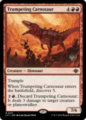 Trumpeting Carnosaur (Promo Pack) [The Lost Caverns of Ixalan Promos] | Deep Dive Games St. Marys