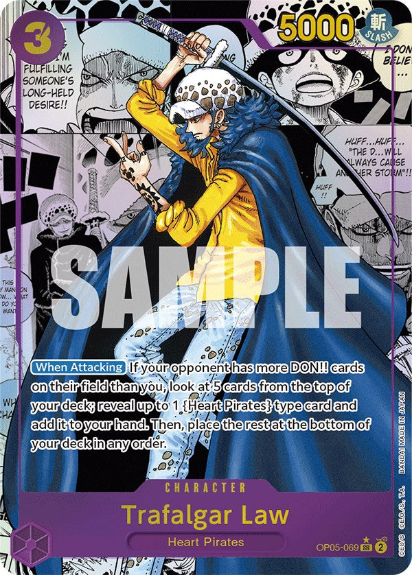 Trafalgar Law (Alternate Art)(Manga) [Awakening of the New Era] | Deep Dive Games St. Marys