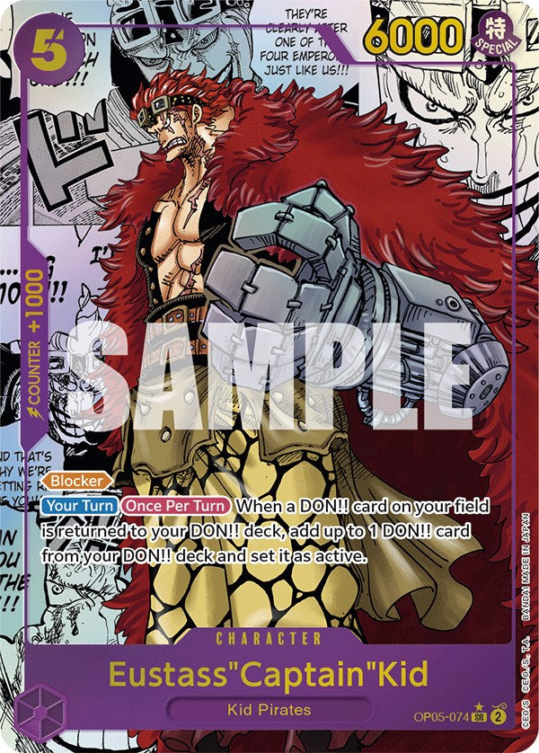 Eustass"Captain"Kid (Alternate Art)(Manga) [Awakening of the New Era] | Deep Dive Games St. Marys