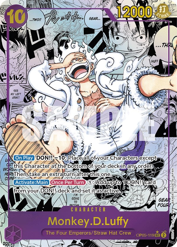 Monkey.D.Luffy (Alternate Art)(Manga) [Awakening of the New Era] | Deep Dive Games St. Marys