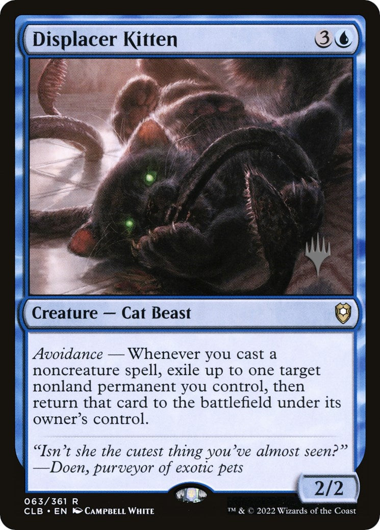 Displacer Kitten (Promo Pack) [The Lost Caverns of Ixalan Promos] | Deep Dive Games St. Marys