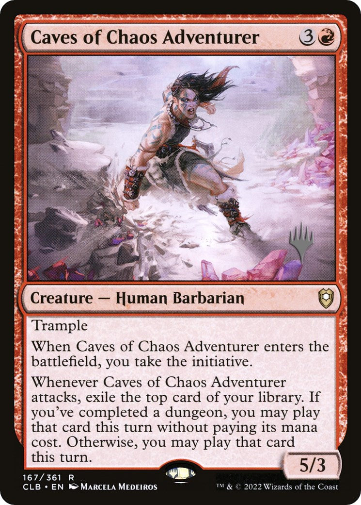 Caves of Chaos Adventurer (Promo Pack) [The Lost Caverns of Ixalan Promos] | Deep Dive Games St. Marys