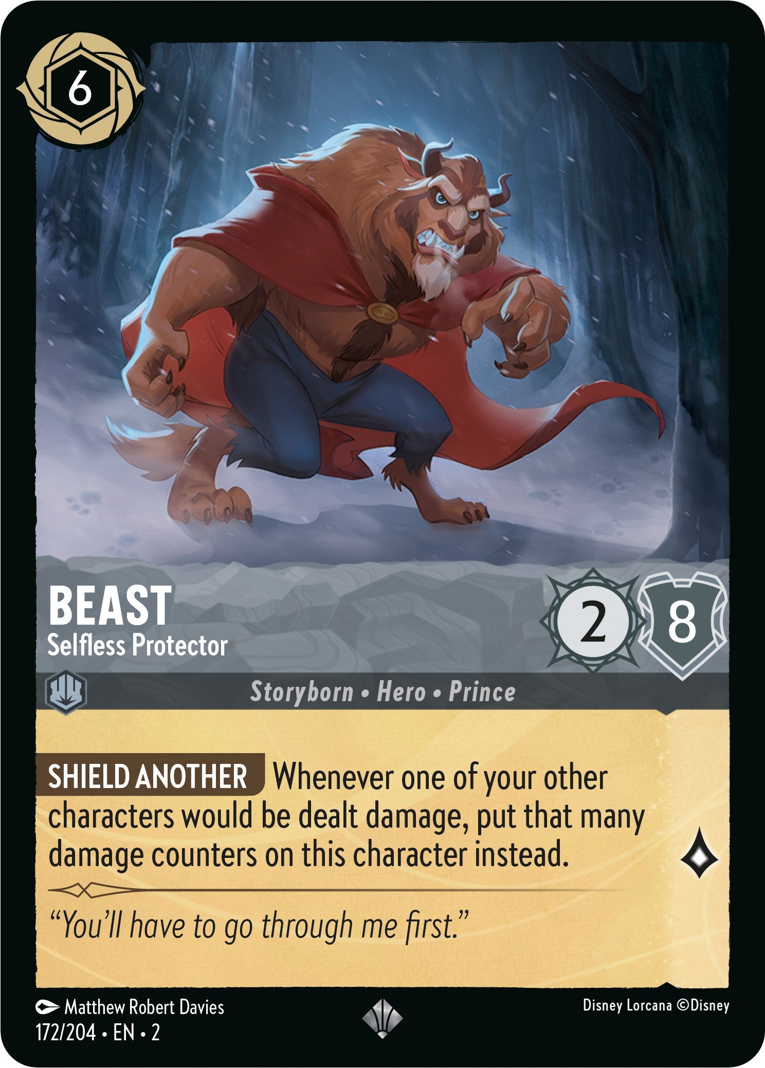 Beast - Selfless Protector (172/204) [Rise of the Floodborn] | Deep Dive Games St. Marys