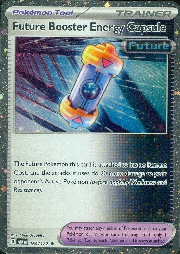 Future Booster Energy Capsule (164/182) (Cosmos Holo) [Scarlet & Violet: Paradox Rift] | Deep Dive Games St. Marys