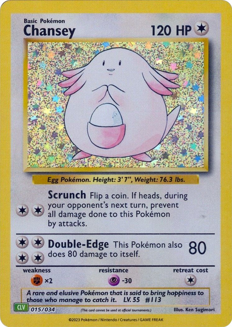 Chansey [Trading Card Game Classic] | Deep Dive Games St. Marys