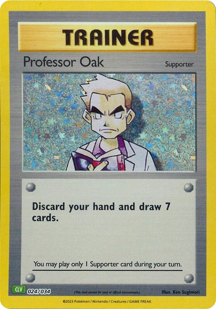 Professor Oak (CLV) [Trading Card Game Classic] | Deep Dive Games St. Marys