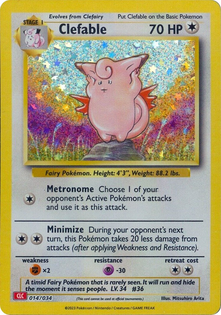 Clefable [Trading Card Game Classic] | Deep Dive Games St. Marys