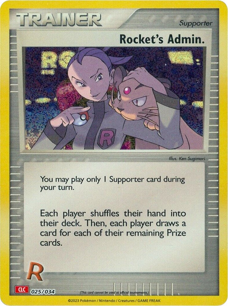 Rocket's Admin. (CLC) [Trading Card Game Classic] | Deep Dive Games St. Marys