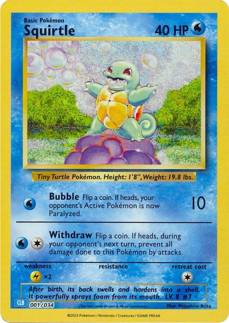 Squirtle [Trading Card Game Classic] | Deep Dive Games St. Marys