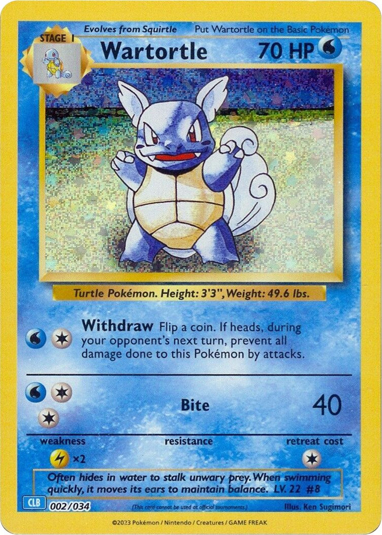 Wartortle [Trading Card Game Classic] | Deep Dive Games St. Marys