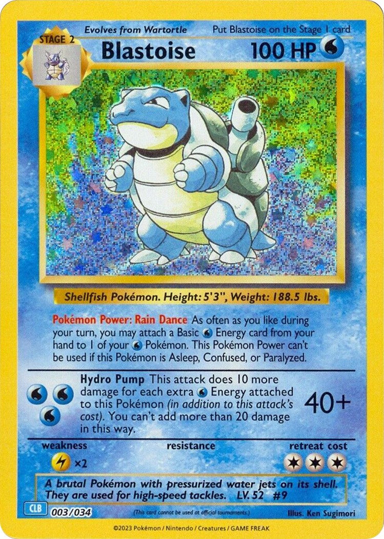 Blastoise [Trading Card Game Classic] | Deep Dive Games St. Marys