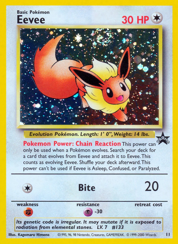 Eevee (11) [Wizards of the Coast: Black Star Promos] | Deep Dive Games St. Marys