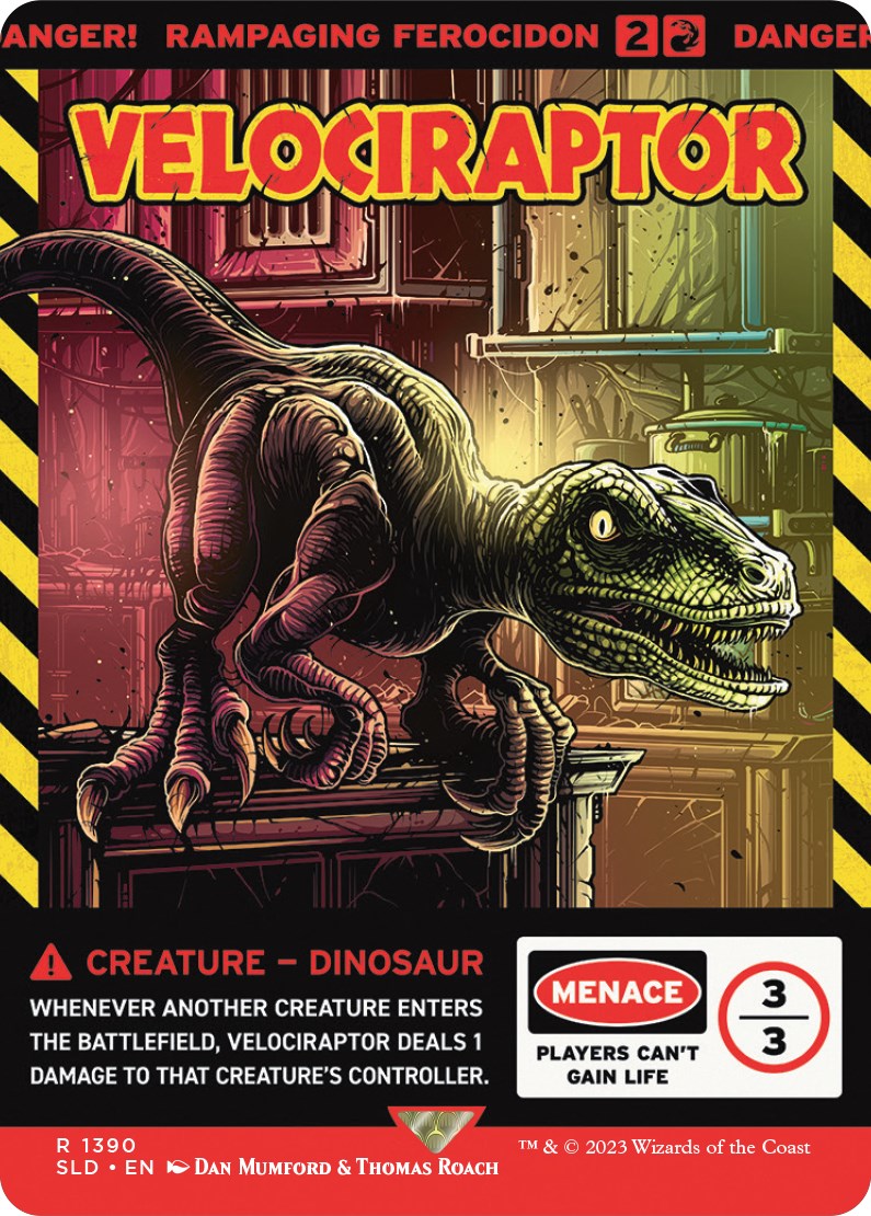 Velociraptor - Rampaging Ferocidon [Secret Lair Drop Series] | Deep Dive Games St. Marys