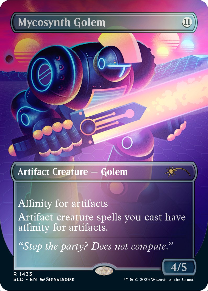 Mycosynth Golem (Rainbow Foil) [Secret Lair Drop Series] | Deep Dive Games St. Marys