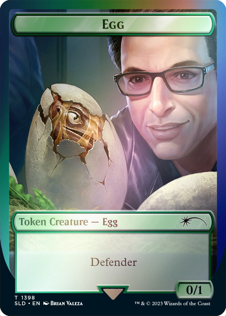 Egg Token (Rainbow Foil) [Secret Lair Drop Series] | Deep Dive Games St. Marys