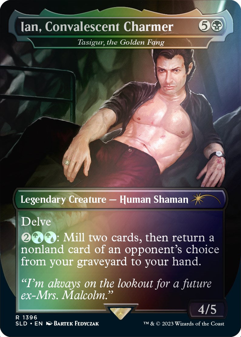 Ian, Convalescent Charmer - Tasigur, the Golden Fang (Rainbow Foil) [Secret Lair Drop Series] | Deep Dive Games St. Marys