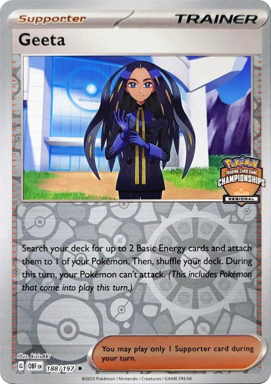 Geeta (188/197) (Regional Championships) [League & Championship Cards] | Deep Dive Games St. Marys