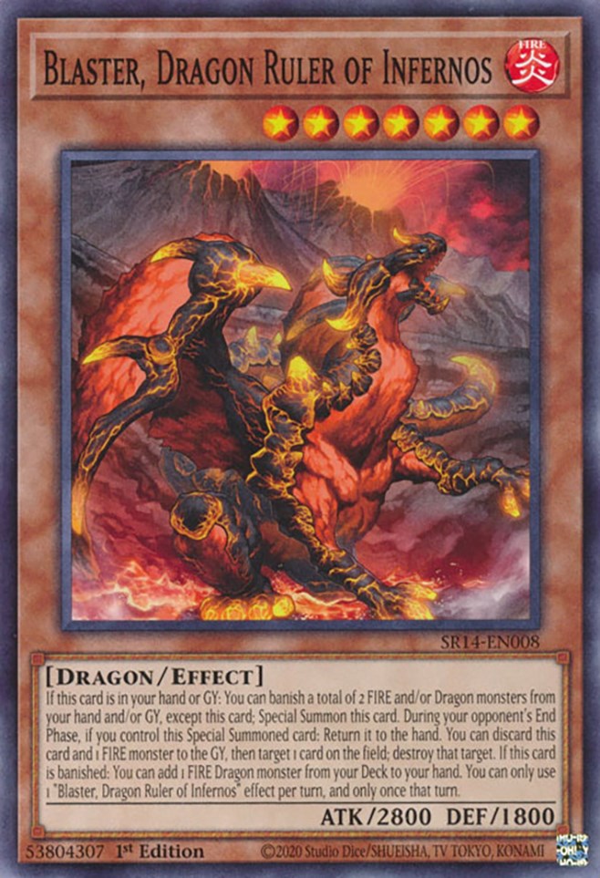 Blaster, Dragon Ruler of Infernos [SR14-EN008] Common | Deep Dive Games St. Marys