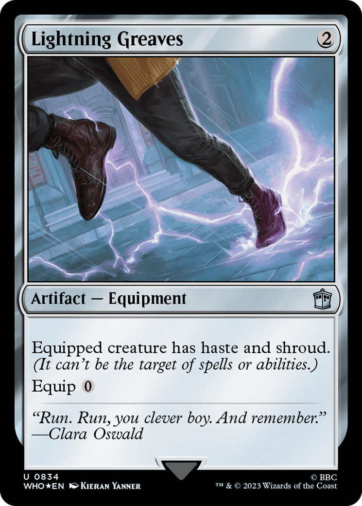 Lightning Greaves (Surge Foil) [Doctor Who] | Deep Dive Games St. Marys