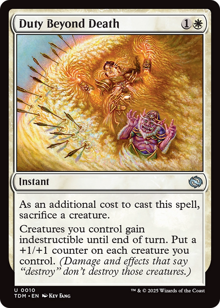 Duty Beyond Death [Tarkir: Dragonstorm] | Deep Dive Games St. Marys