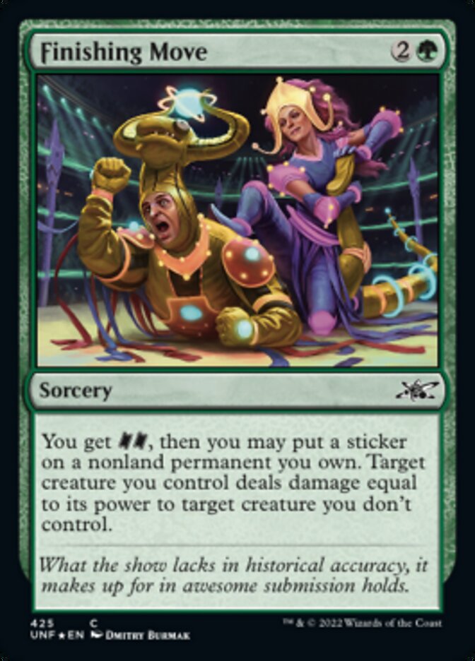 Finishing Move (Galaxy Foil) [Unfinity] | Deep Dive Games St. Marys