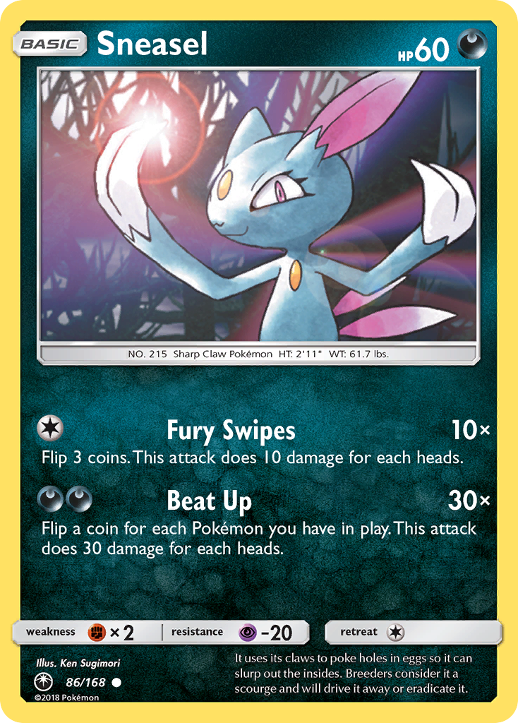 Sneasel (86/168) [Sun & Moon: Celestial Storm] | Deep Dive Games St. Marys