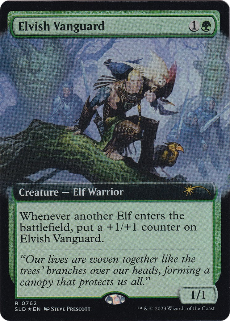 Elvish Vanguard (Extended Art) [Secret Lair Drop Series] | Deep Dive Games St. Marys