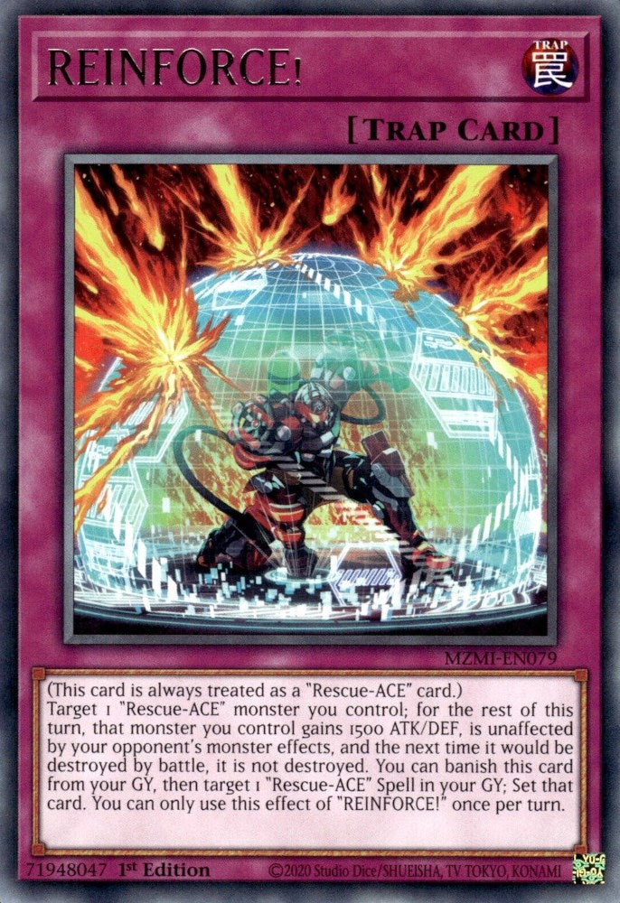 REINFORCE! [MZMI-EN079] Rare | Deep Dive Games St. Marys