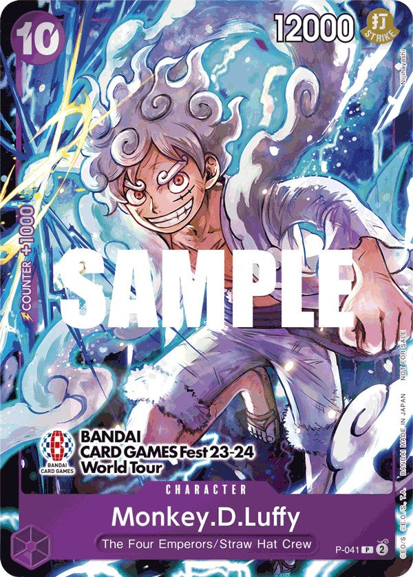 Monkey.D.Luffy (BANDAI CARD GAMES Fest 23-24 World Tour) [One Piece Promotion Cards] | Deep Dive Games St. Marys