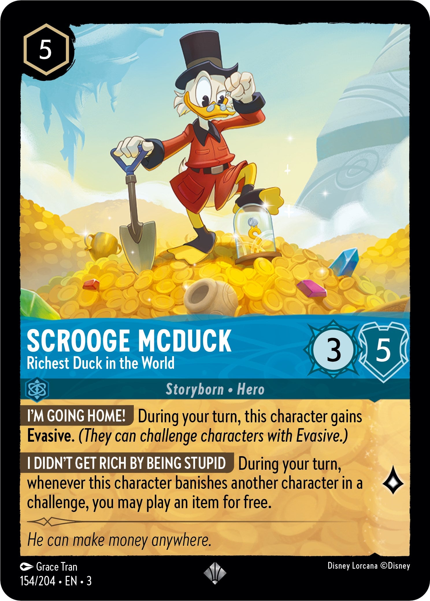 Scrooge McDuck - Richest Duck in the World (154/204) [Into the Inklands] | Deep Dive Games St. Marys