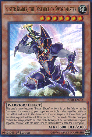 Buster Blader, the Destruction Swordmaster [BOSH-EN018] Ultra Rare | Deep Dive Games St. Marys