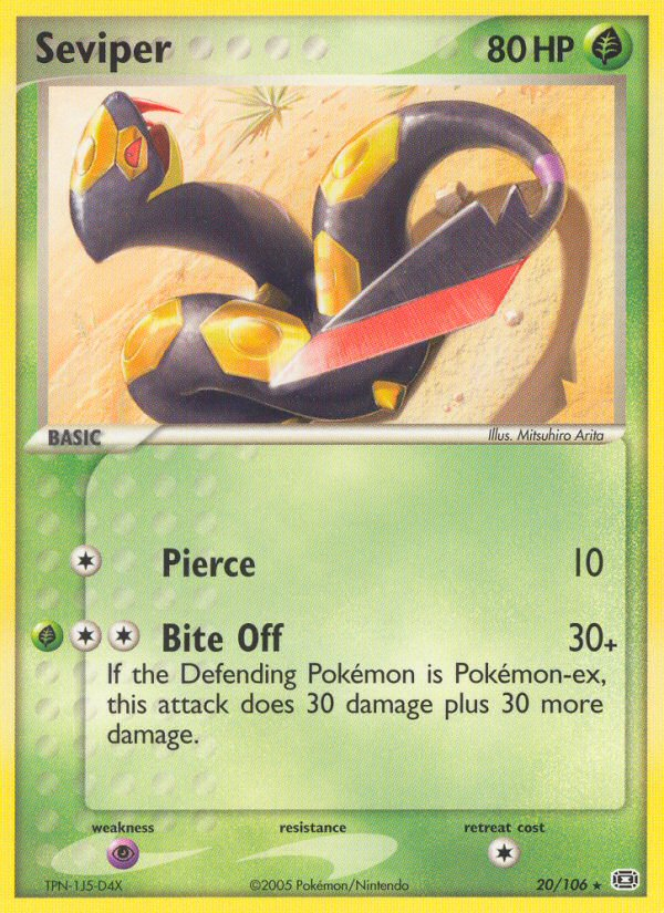 Seviper (20/106) [EX: Emerald] | Deep Dive Games St. Marys