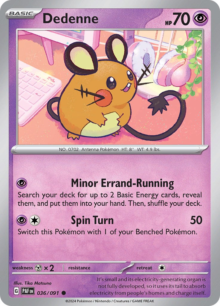 Dedenne (036/091) [Scarlet & Violet: Paldean Fates] | Deep Dive Games St. Marys