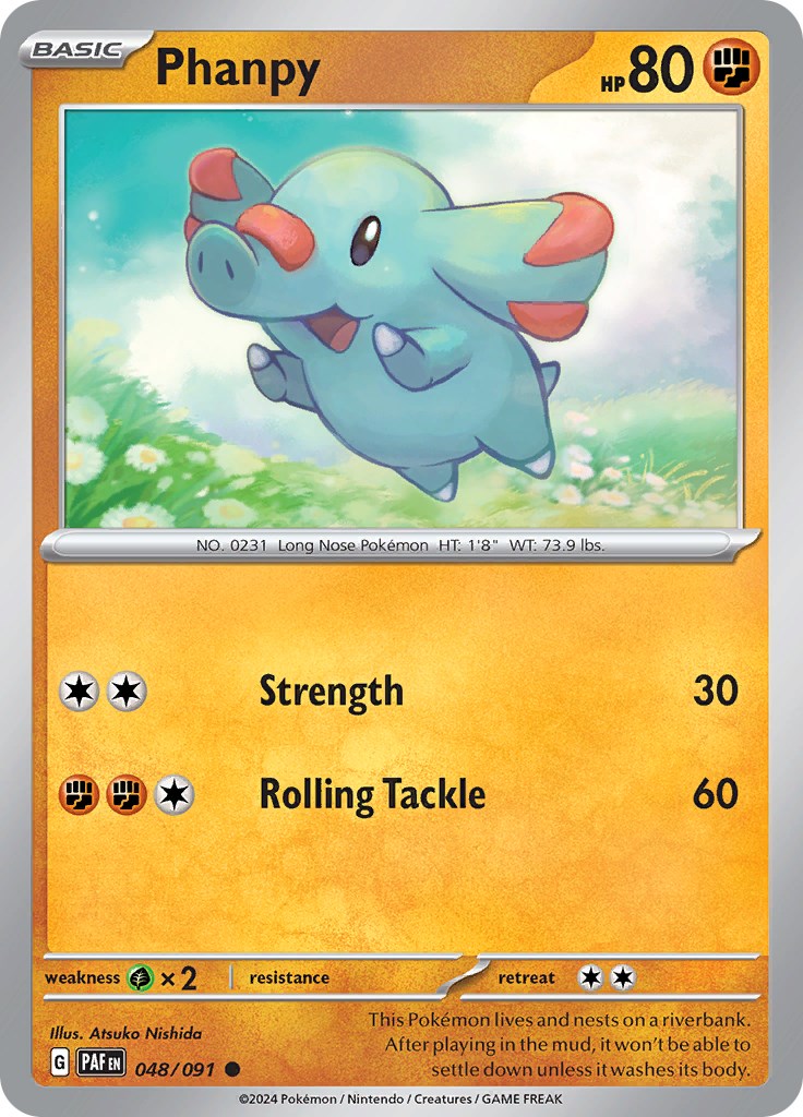 Phanpy (048/091) [Scarlet & Violet: Paldean Fates] | Deep Dive Games St. Marys