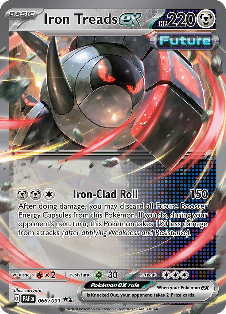 Iron Treads ex (066/091) [Scarlet & Violet: Paldean Fates] | Deep Dive Games St. Marys