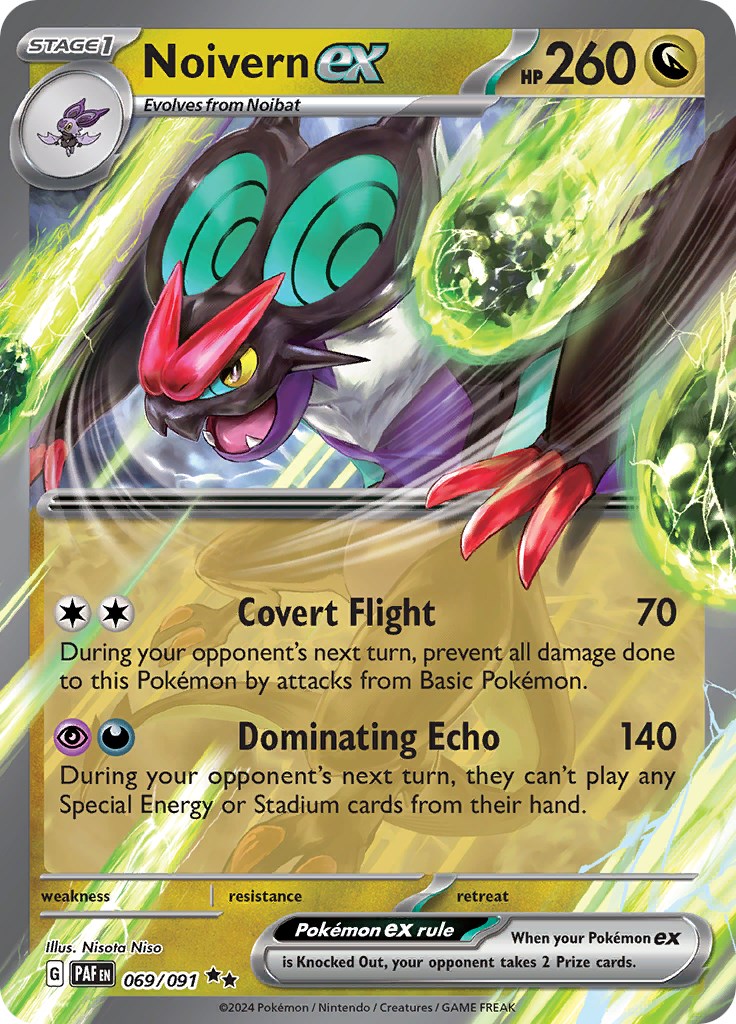 Noivern ex (069/091) [Scarlet & Violet: Paldean Fates] | Deep Dive Games St. Marys