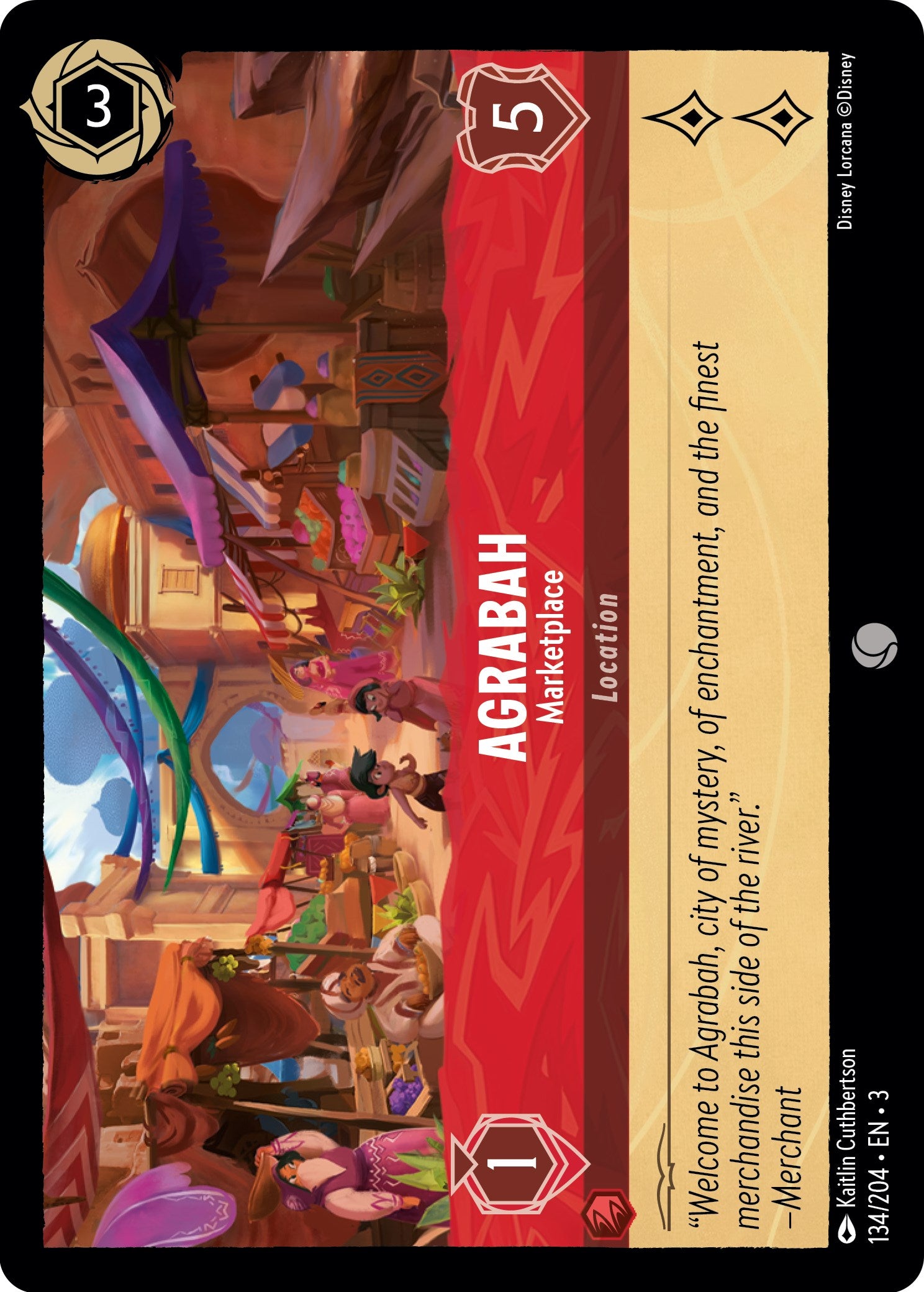 Agrabah - Marketplace (134/204) [Into the Inklands] | Deep Dive Games St. Marys