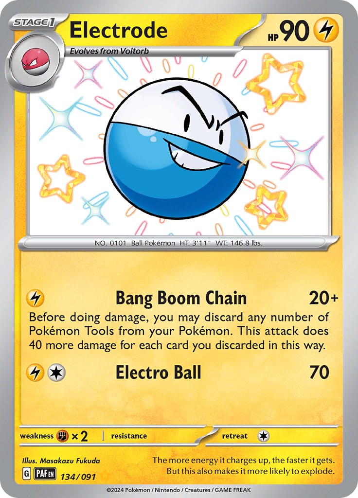 Electrode (134/091) [Scarlet & Violet: Paldean Fates] | Deep Dive Games St. Marys