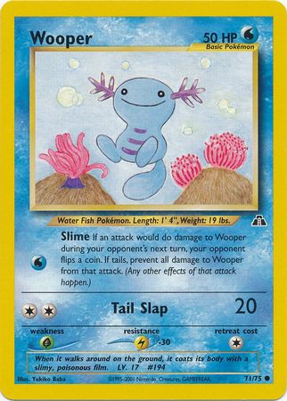 Wooper (71/75) [Neo Discovery Unlimited] | Deep Dive Games St. Marys