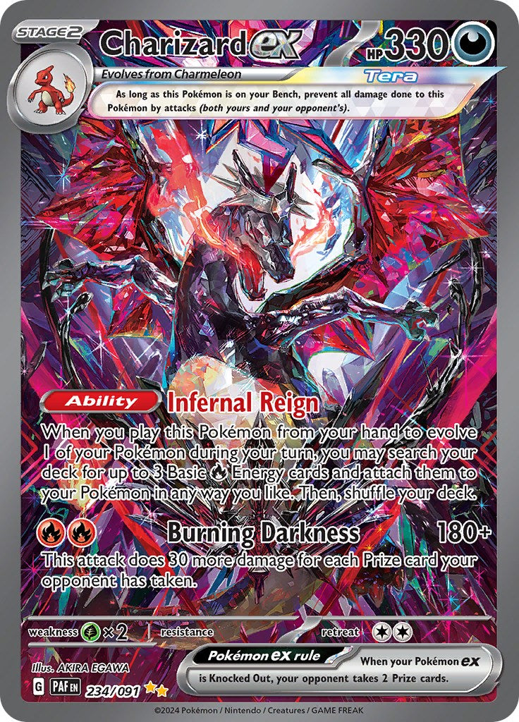 Charizard ex (234/091) [Scarlet & Violet: Paldean Fates] | Deep Dive Games St. Marys