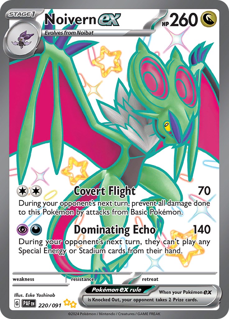 Noivern ex (220/091) [Scarlet & Violet: Paldean Fates] | Deep Dive Games St. Marys