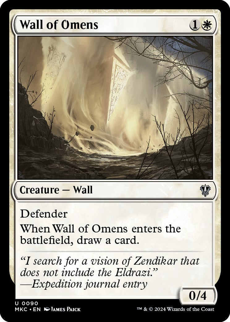 Wall of Omens [Murders at Karlov Manor Commander] | Deep Dive Games St. Marys