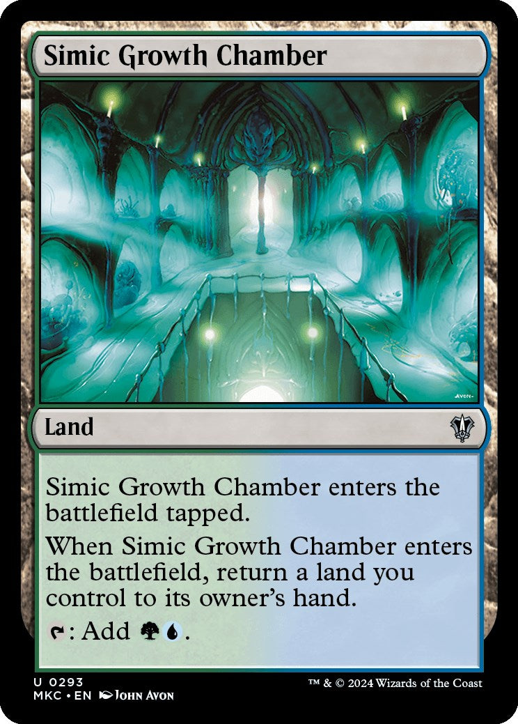 Simic Growth Chamber [Murders at Karlov Manor Commander] | Deep Dive Games St. Marys